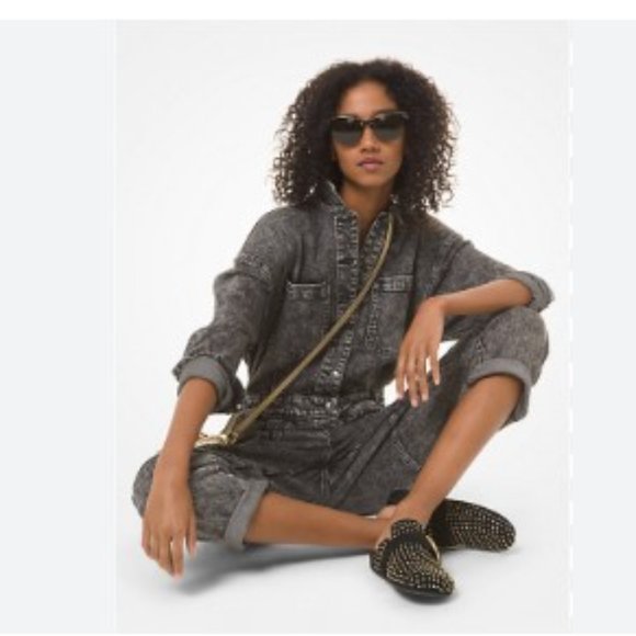 michael kors denim jumpsuit NWT - Picture 2 of 5